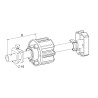 TANDEM RÉGLABLE ZF64 Ø 16