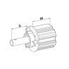 EMBOUT ZF64 L50 TUBE Ø 16