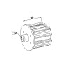 EMBOUT ZF64 L50 TÉTON Ø 18