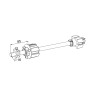 TANDEM RÉGLABLE ZF64 L360 VOLET LOURD