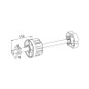 TANDEM RÉGLABLE ZF80 L320