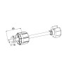 TANDEM RÉGLABLE OCTO 70 L360 VOLET LOURD