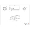 EMBOUT ESCAMOTABLE ZF 54 CRABOT FEMELLE - PORTE ROULEMENT