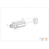 TANDEM ESCAMOTABLE ZF 54 CRABOT MÂLE - AL12