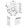 PLAQUE D'IMMOBILISATION TREUIL- MOTEUR ADAPTABLE