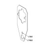 PLAQUE SUPPORT MOTEUR SOMFY JOUE DE 230