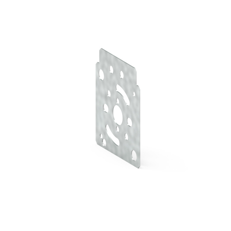 PLAQUE D'IMMOBILISATION TREUIL - MOTEUR SUR JOUE ALU