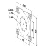 PLAQUE SUPPORT 100X100 EP2.5 UNIVERSELLE