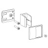 ENSEMBLE CLIP + PLAQUETTE + CACHE + VIS