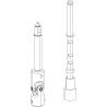 KIT MANŒUVRE DE SECOURS POUR GENOUILLERE DECROCHABLE SANS SERRURE BILLEE