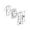GUIDE SANGLE FIXATION VERTICALE