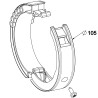 BAGUE VERROU PORTE GARAGE ZF 80