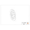 PLAQUE SUPPORT MANŒUVRE AVEC TÉTON