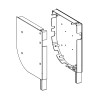 PAIRE DE JOUE TAILLE 300 PAN ARRONDI COULISSE SIMPLE CAGE