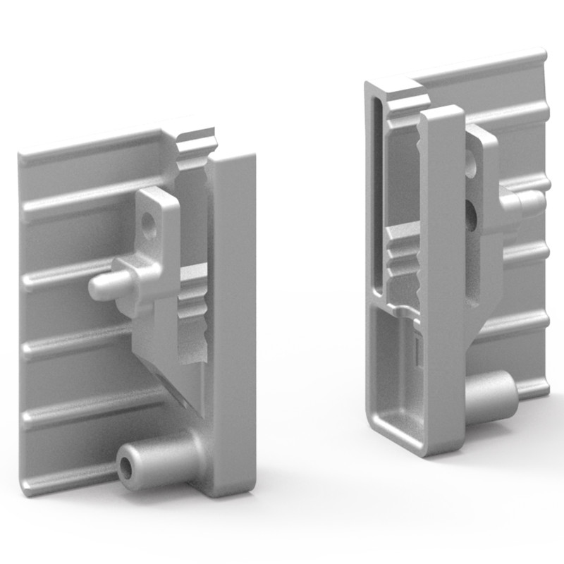 PAIRE DE CALE POUR COULISSE DE 28 TULIPE STANDARD