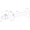 TANDEM RÉGLABLE Ø 101.6 Ø 30 L325