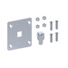 SUPPORT MOTEUR MSI Ø59 CARRE 16 + VIS
